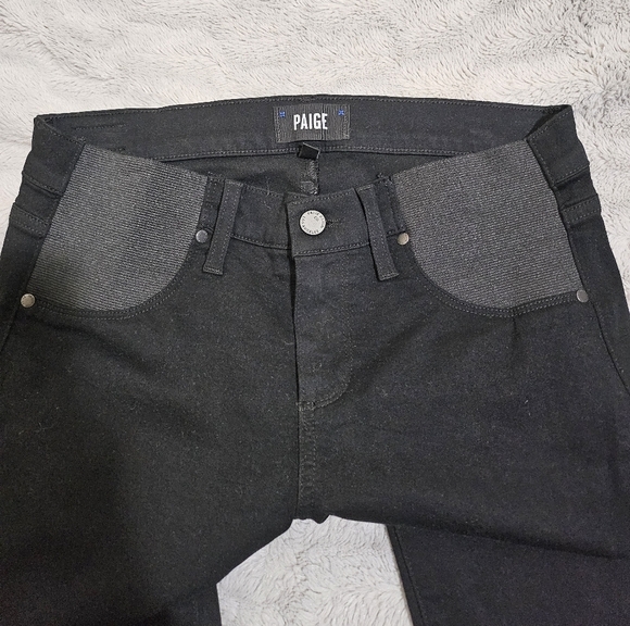 PAIGE Jeans Verdugo Ultra Skinny Black Jeans 28 - Picture 6 of 14